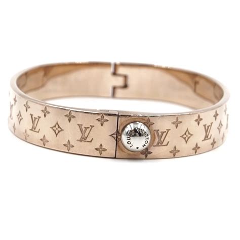 louis vuitton rose gold bracelet set|louis vuitton black leather bracelet.